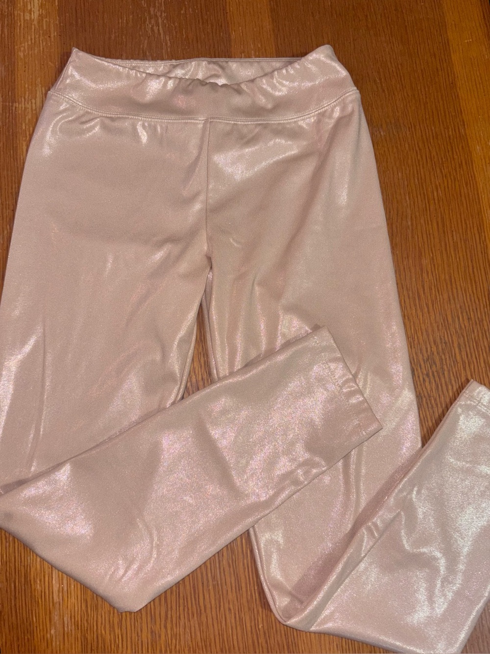 Cat & Jack Metallic Blush Pink Leggings